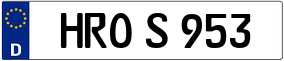 Truck License Plate